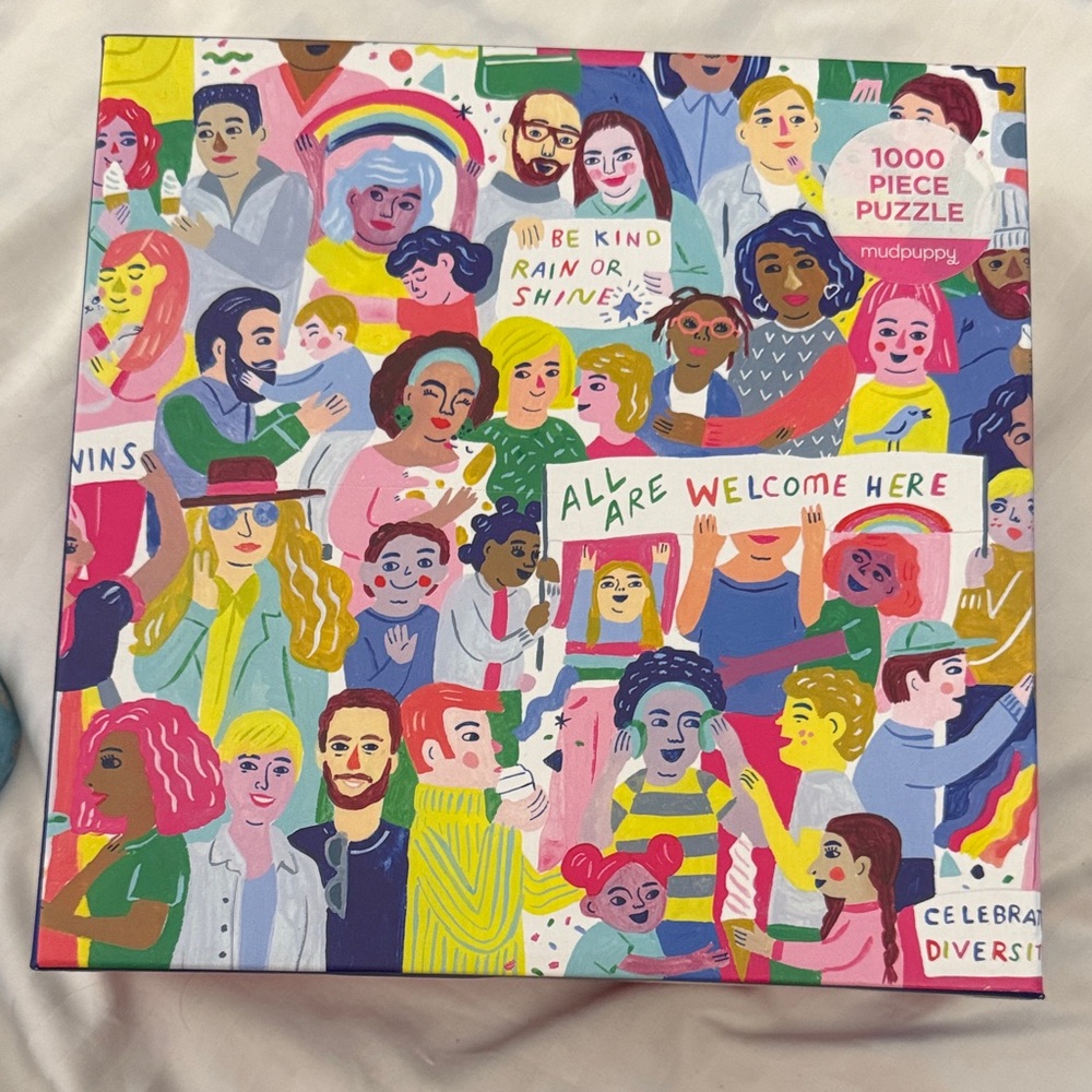 Mudpuppy 1000 Piece Colorful Diversity Puzzle